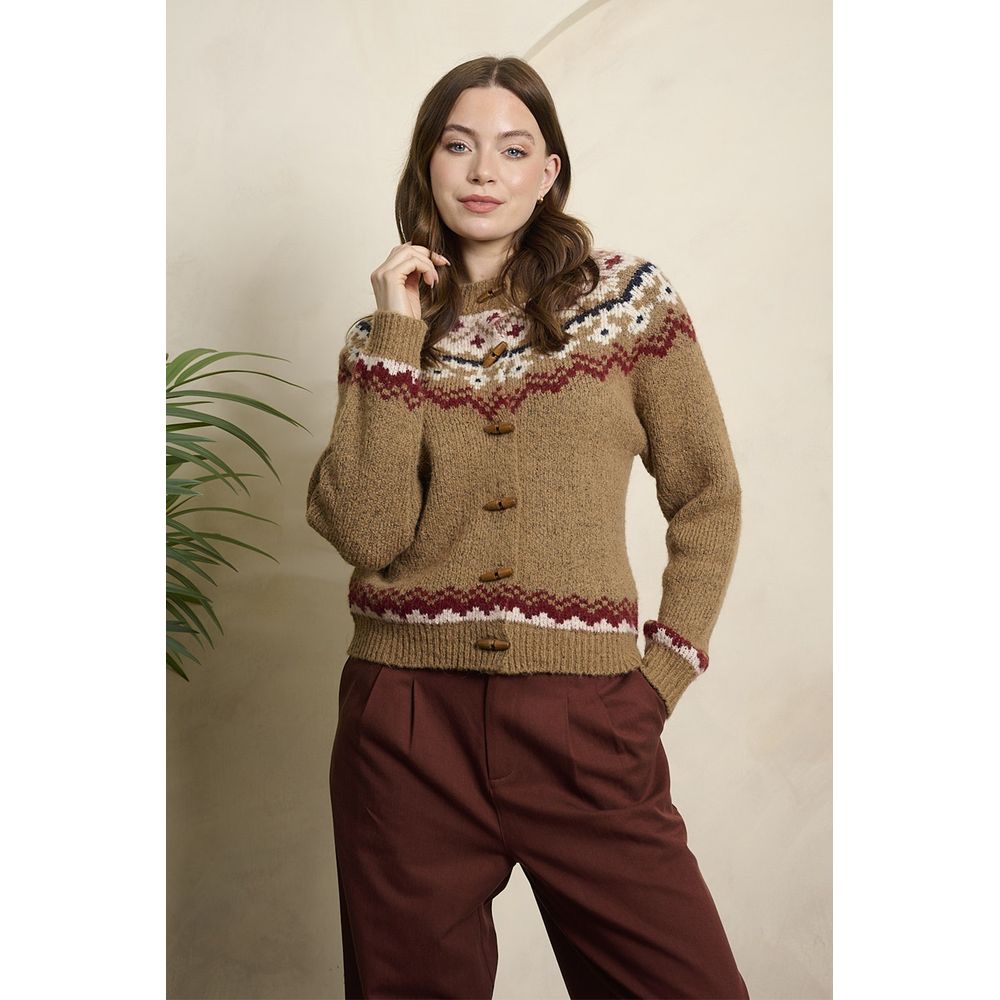 Banned - Winnie Winter Cardigan - Brown